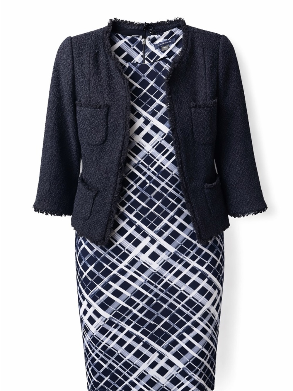Erika Suess Jacket • Minimalist Layering Piece • Neutral Lightweight Blazer M